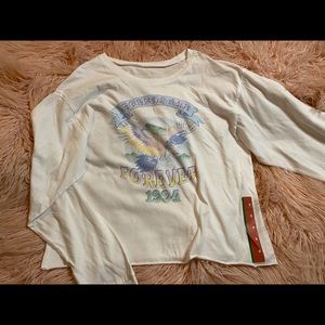 Long sleeve graphic T-shirt size M